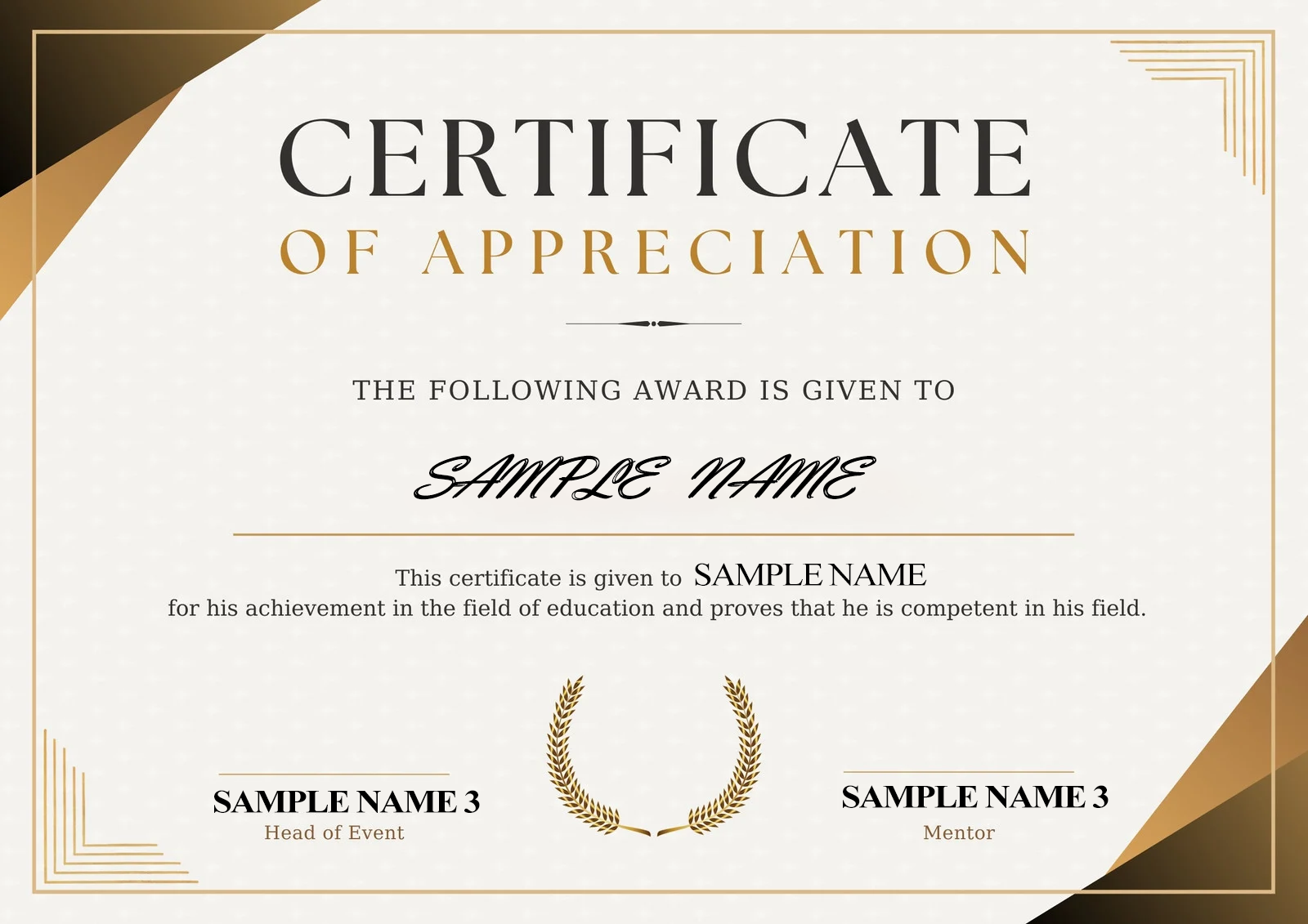 Certificate Design